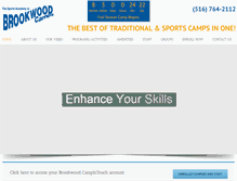 Tablet Screenshot of brookwoodcamps.com